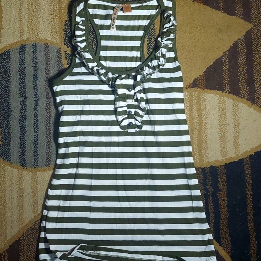 Eyeshadow Striped tank top